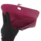 Hermes Wallet Dogon Long Rosepurple Silver Togo — view 5