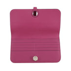 Hermes Wallet Dogon Long Rosepurple Silver Togo — view 4