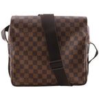 Louis Vuitton Naviglio Damier Canvas Brown Shoulder