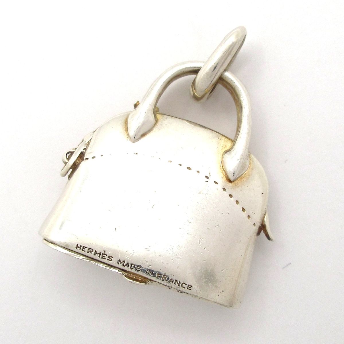 Hermes Pendant Silver Pirkes Bolide Motif — view 2