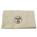 Hermes Shoulder Bag Evelyne GM Khaki Natural Leather — view 8