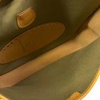 Hermes Shoulder Bag Evelyne GM Khaki Natural Leather — view 7