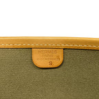 Hermes Shoulder Bag Evelyne GM Khaki Natural Leather — view 9