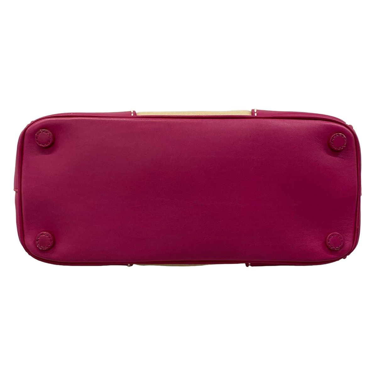 Prada Handbag Canapa City Beige Pink Leather — view 5