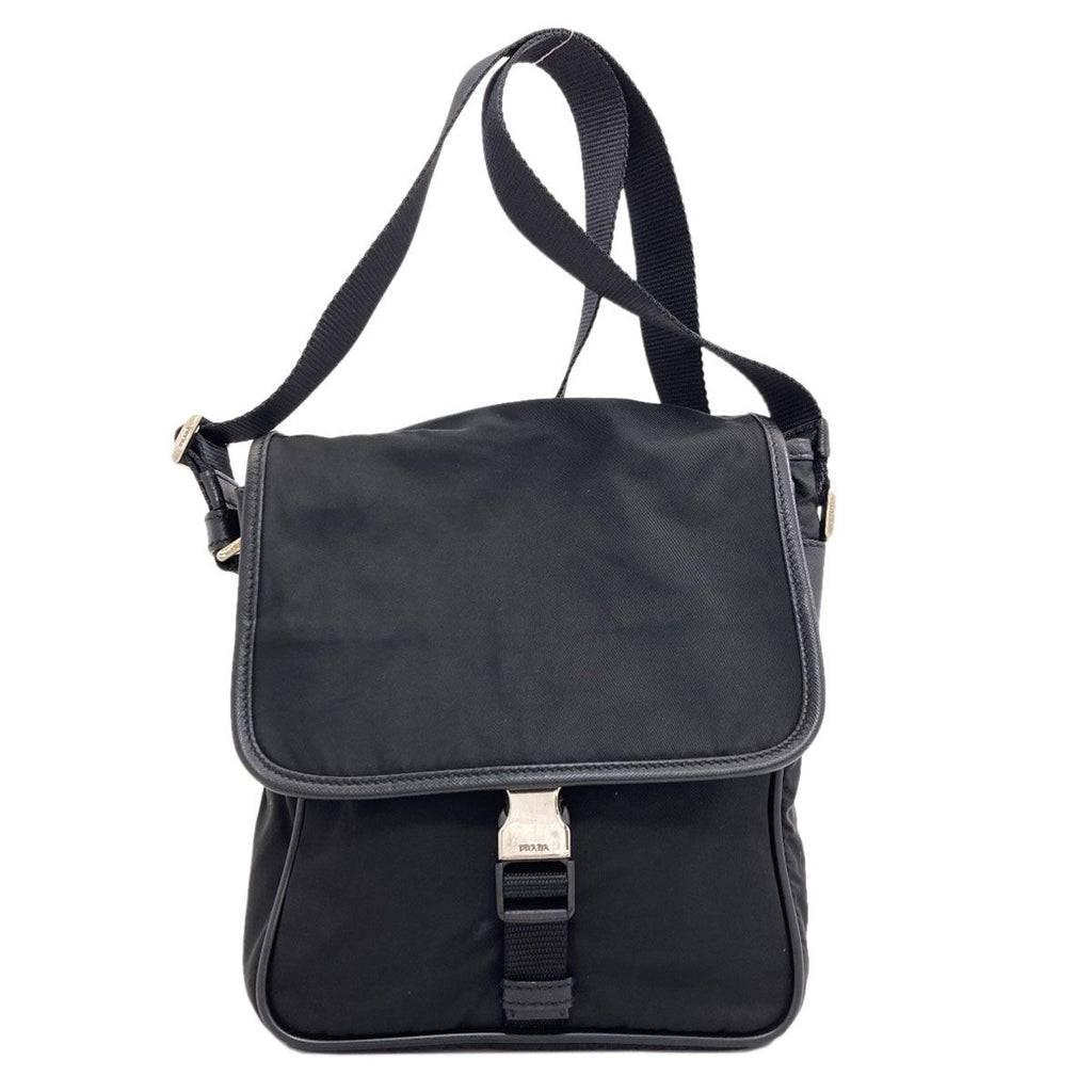Prada Logo Shoulder Bag Nylon