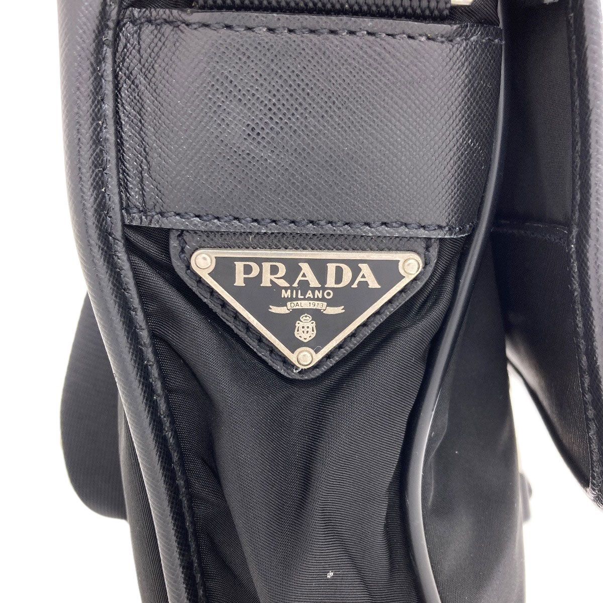 Prada Logo Shoulder Bag Nylon — view 7