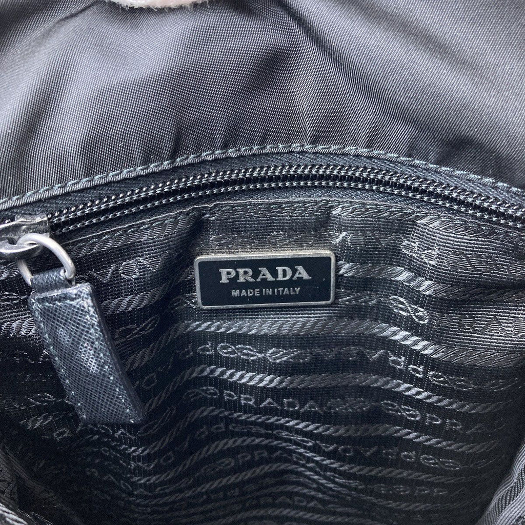 Prada Logo Shoulder Bag Nylon — view 6