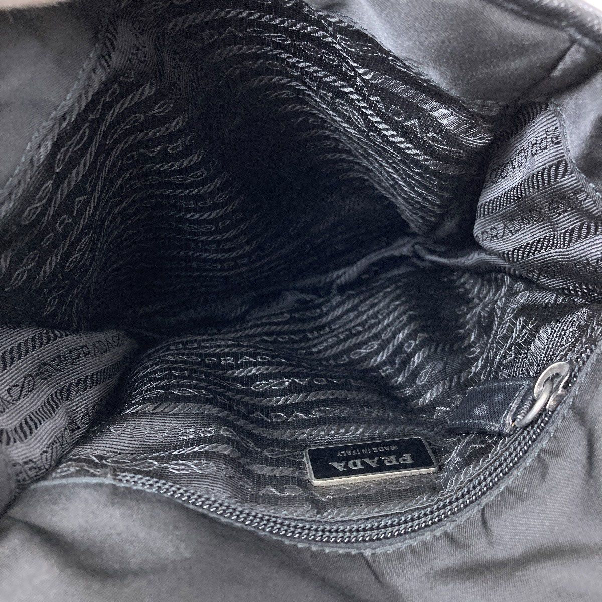 Prada Logo Shoulder Bag Nylon — view 5