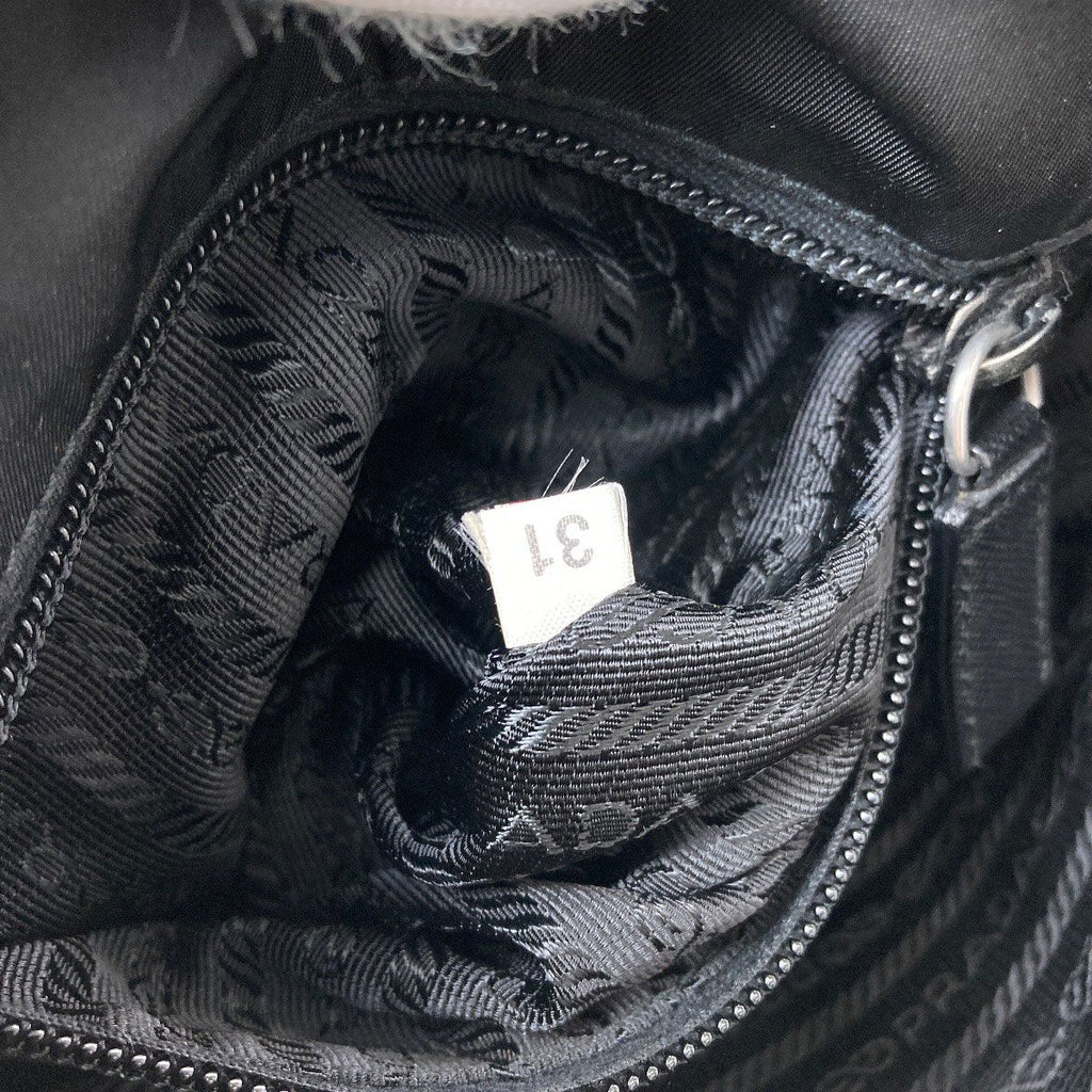 Prada Logo Shoulder Bag Nylon — view 9