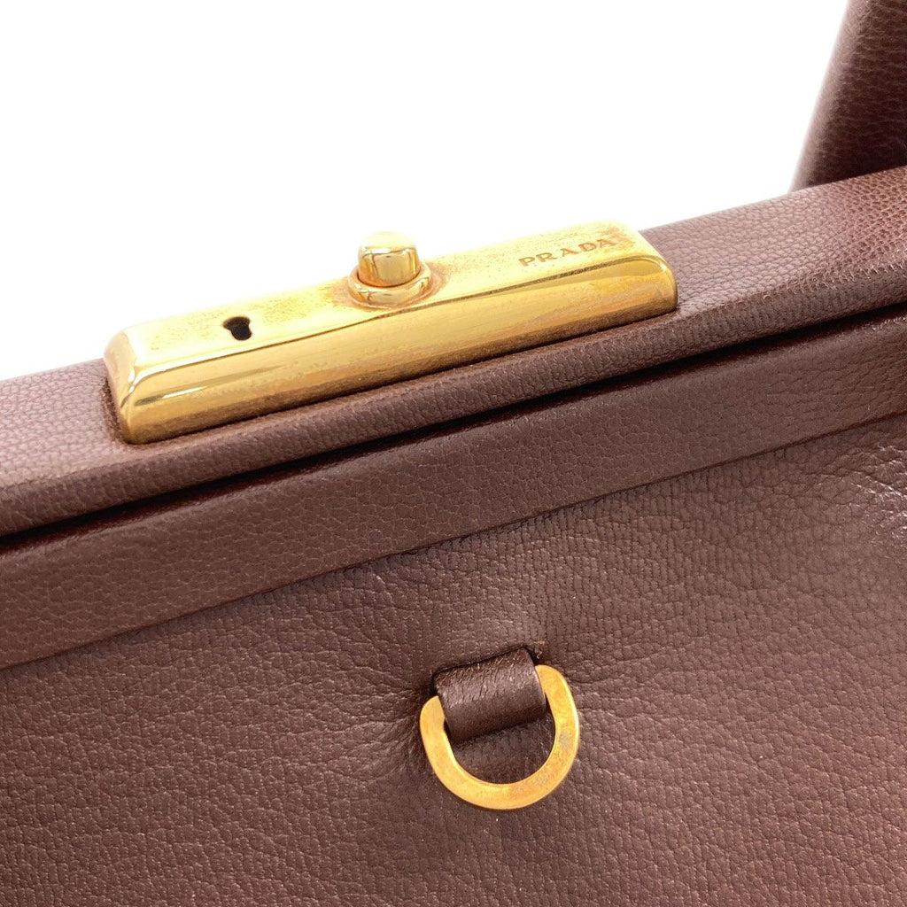 Prada Doctor's Bag Handbag Calf — view 8
