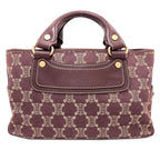 Celine Boogie Bag Macadam Pattern Handbag Canvas — view 2