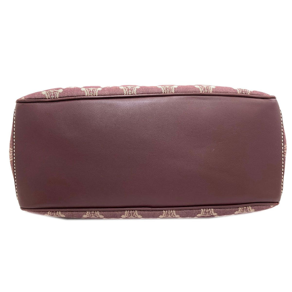 Celine Boogie Bag Macadam Pattern Handbag Canvas — view 4