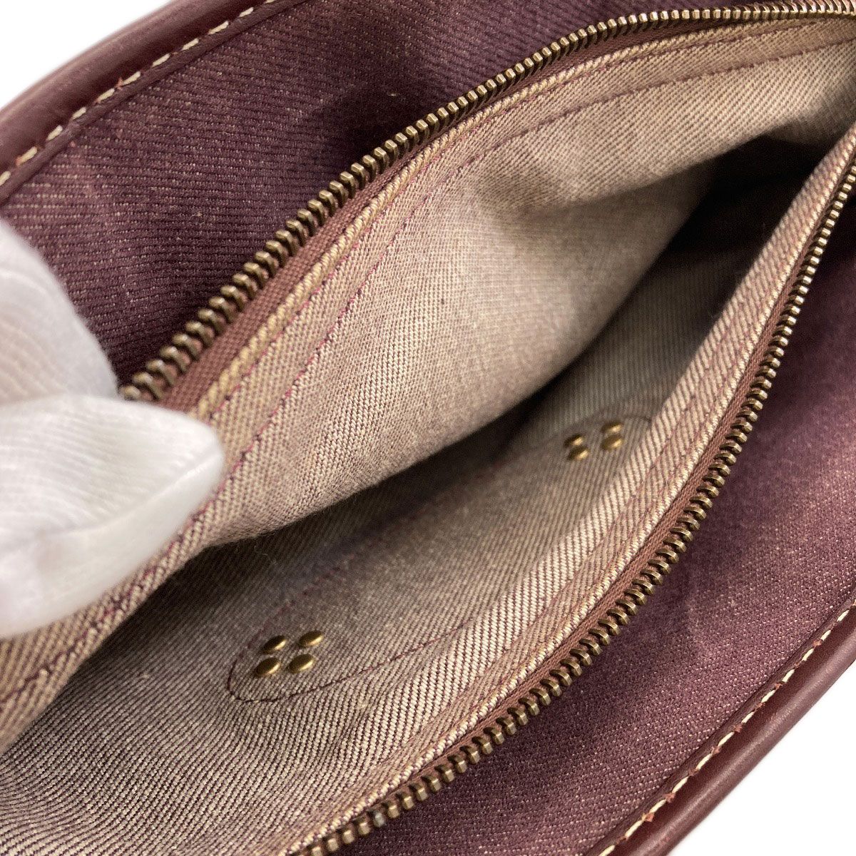 Celine Boogie Bag Macadam Pattern Handbag Canvas — view 7