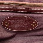 Celine Boogie Bag Macadam Pattern Handbag Canvas — view 6