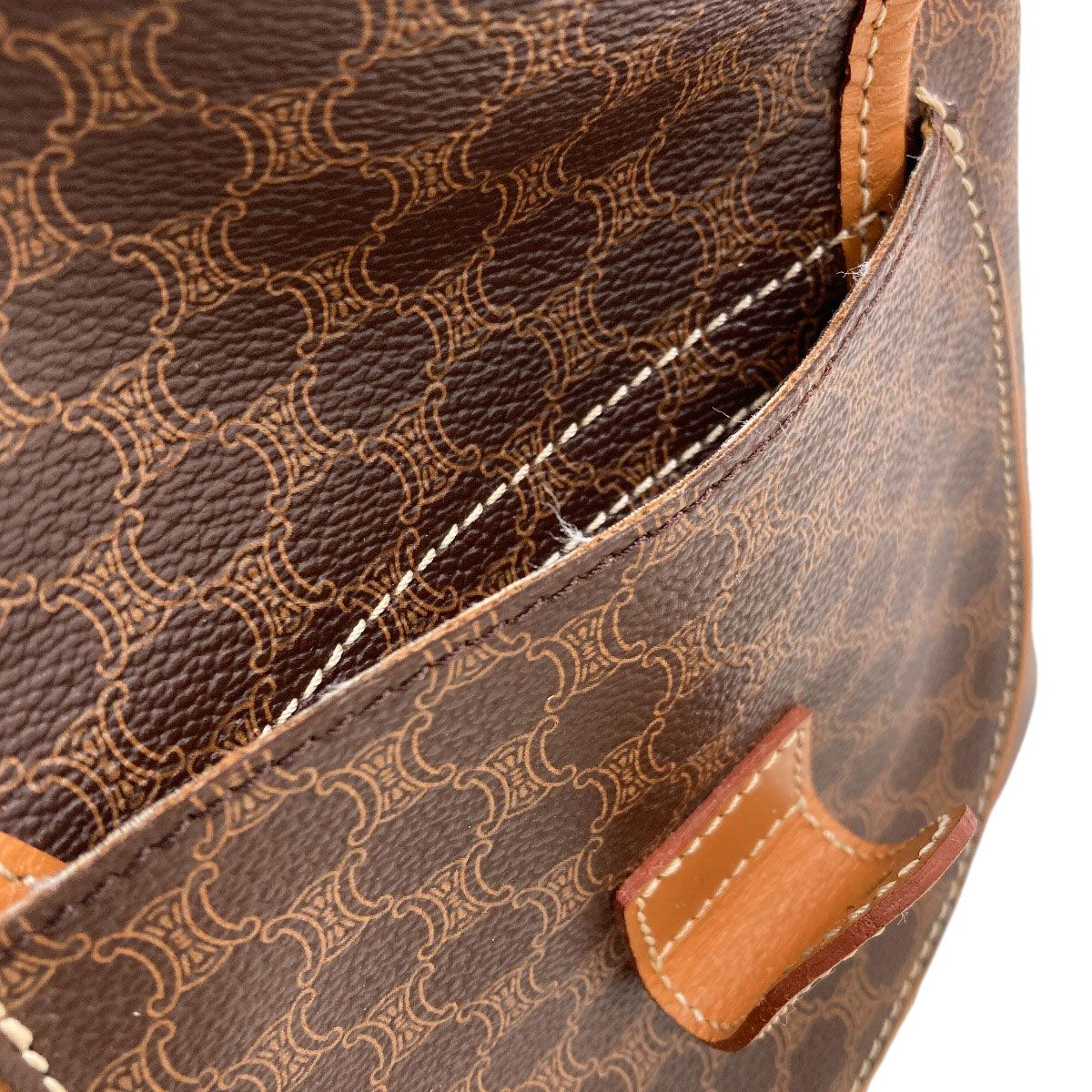 Celine Macadam Backpack Brown — view 9