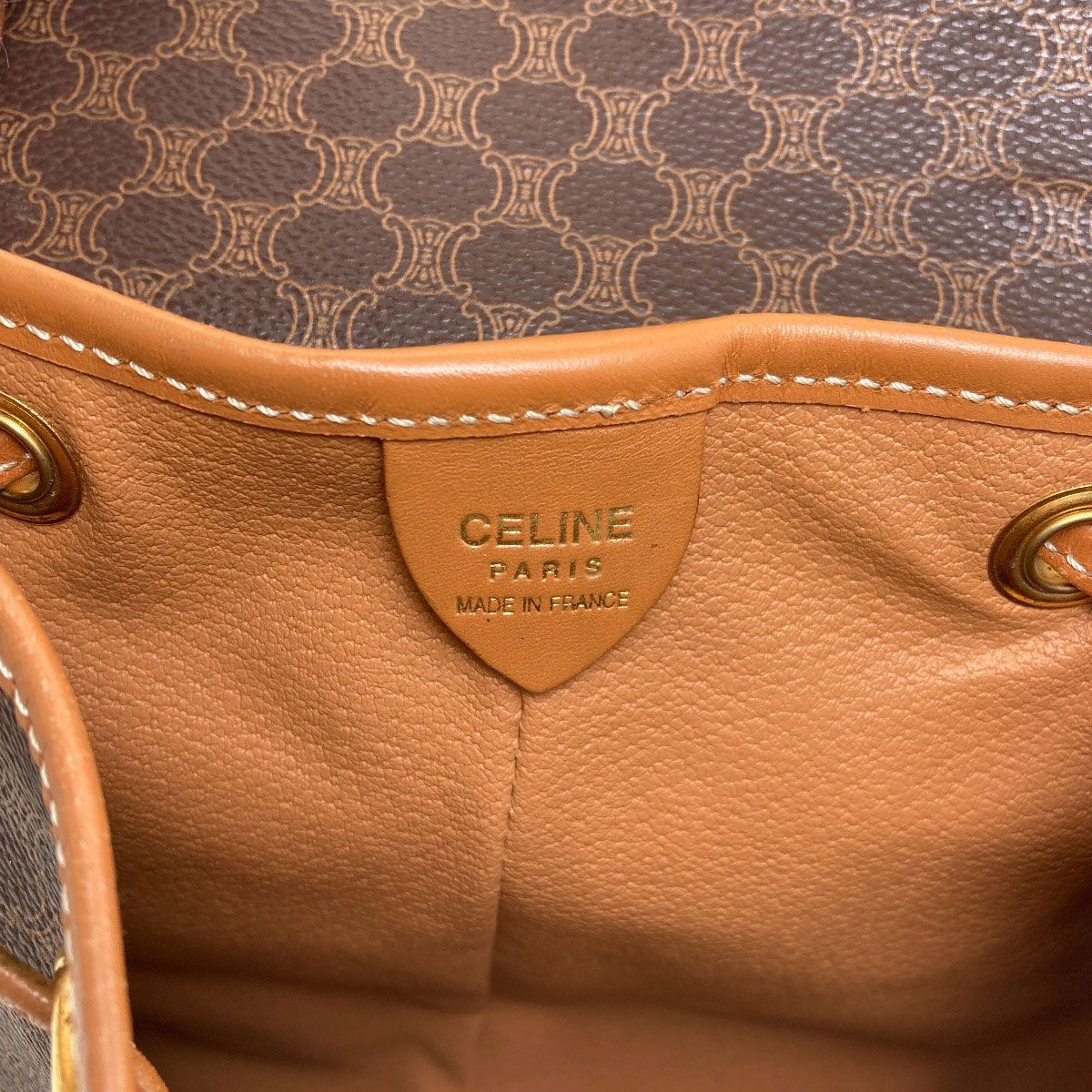 Celine Macadam Backpack Brown — view 6