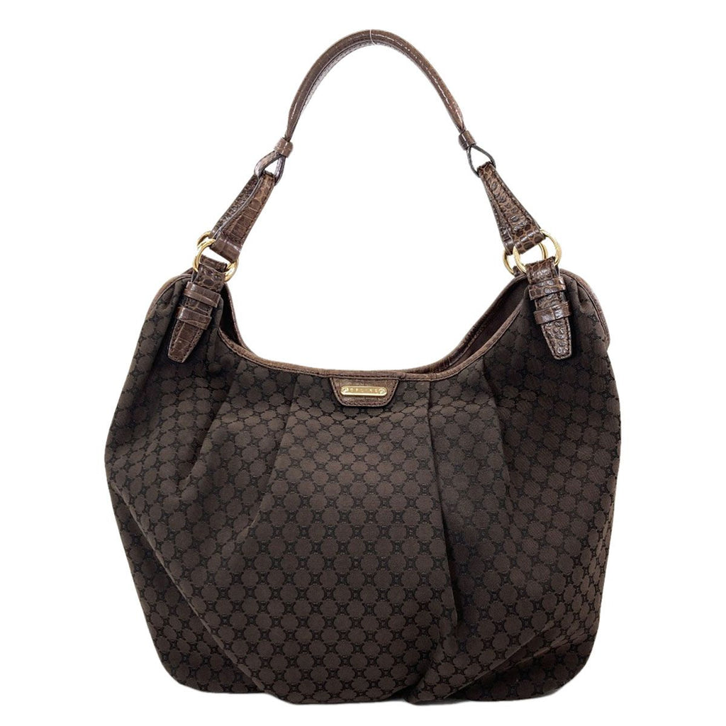Celine Shoulder Macadam Bag Canvas