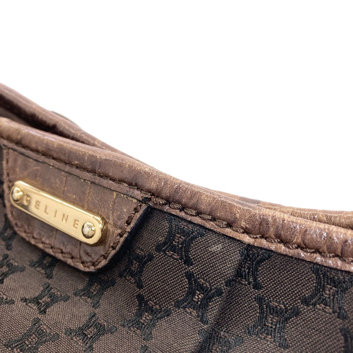 Celine Shoulder Macadam Bag Canvas — view 9