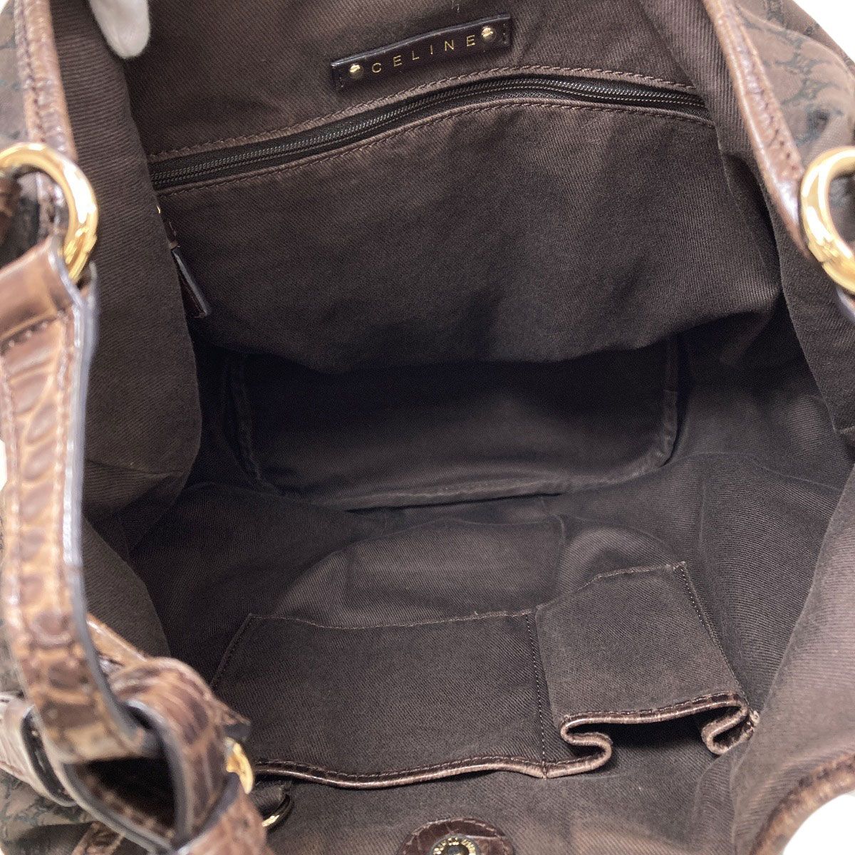 Celine Shoulder Macadam Bag Canvas — view 5