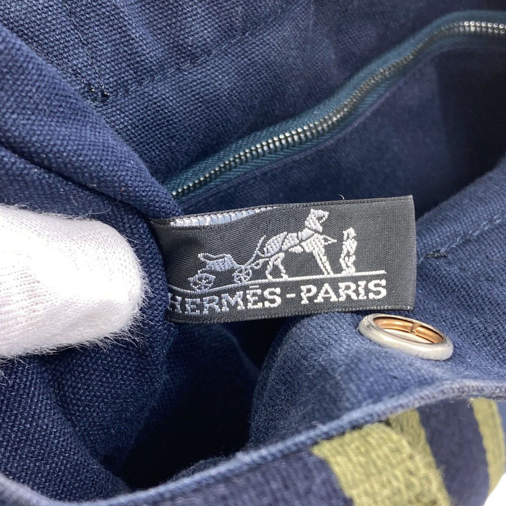 Hermes Sac Fourre Tout PM Handbag Canvas — view 6