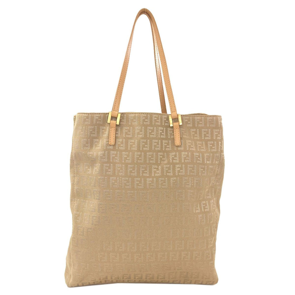 Fendi Zucca Pattern Tote Canvas