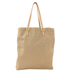 Fendi Zucca Pattern Tote Canvas