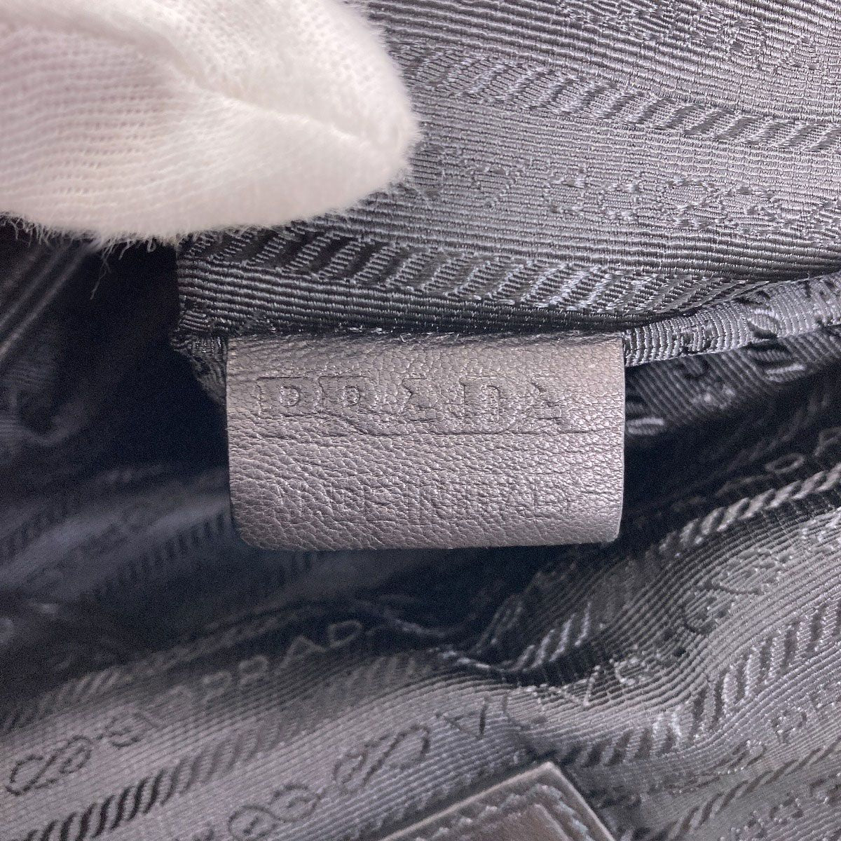 Prada Long Shoulder Bag Lambskin — view 7