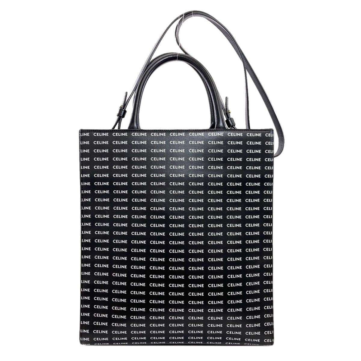 Celine Vertical Cover 2-Way Handbag Calf