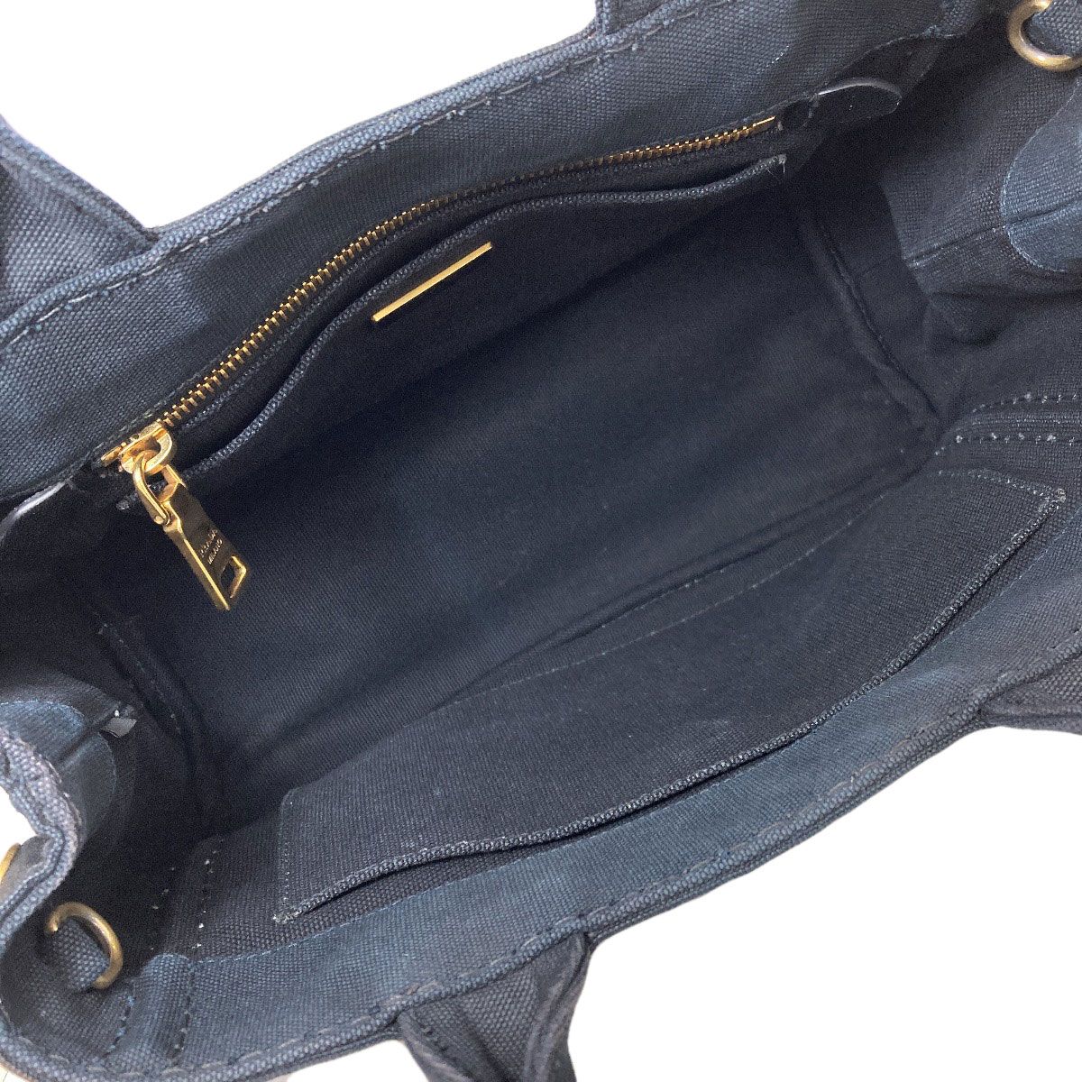 Prada Canapa Mini 2-Way Handbag Canvas — view 5