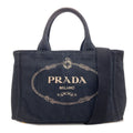 Prada Canapa Mini 2-Way Handbag Canvas