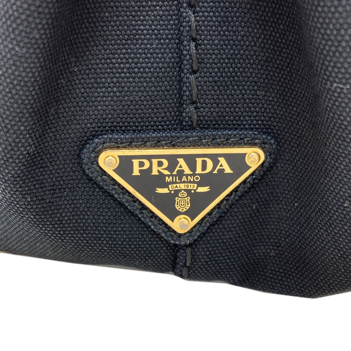 Prada Canapa Mini 2-Way Handbag Canvas — view 9