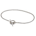 Hermes Mini Chaine D'ancre Bracelet 18k White Gold