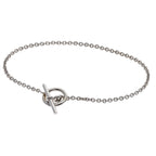 Hermes Mini Chaine D'ancre Bracelet 18k White Gold