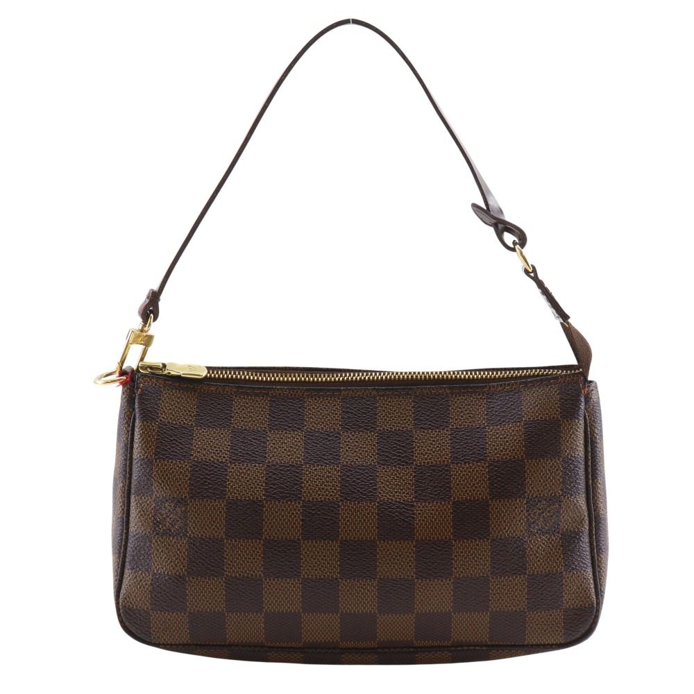 Louis Vuitton Pochette Pouch Damier Canvas Brown