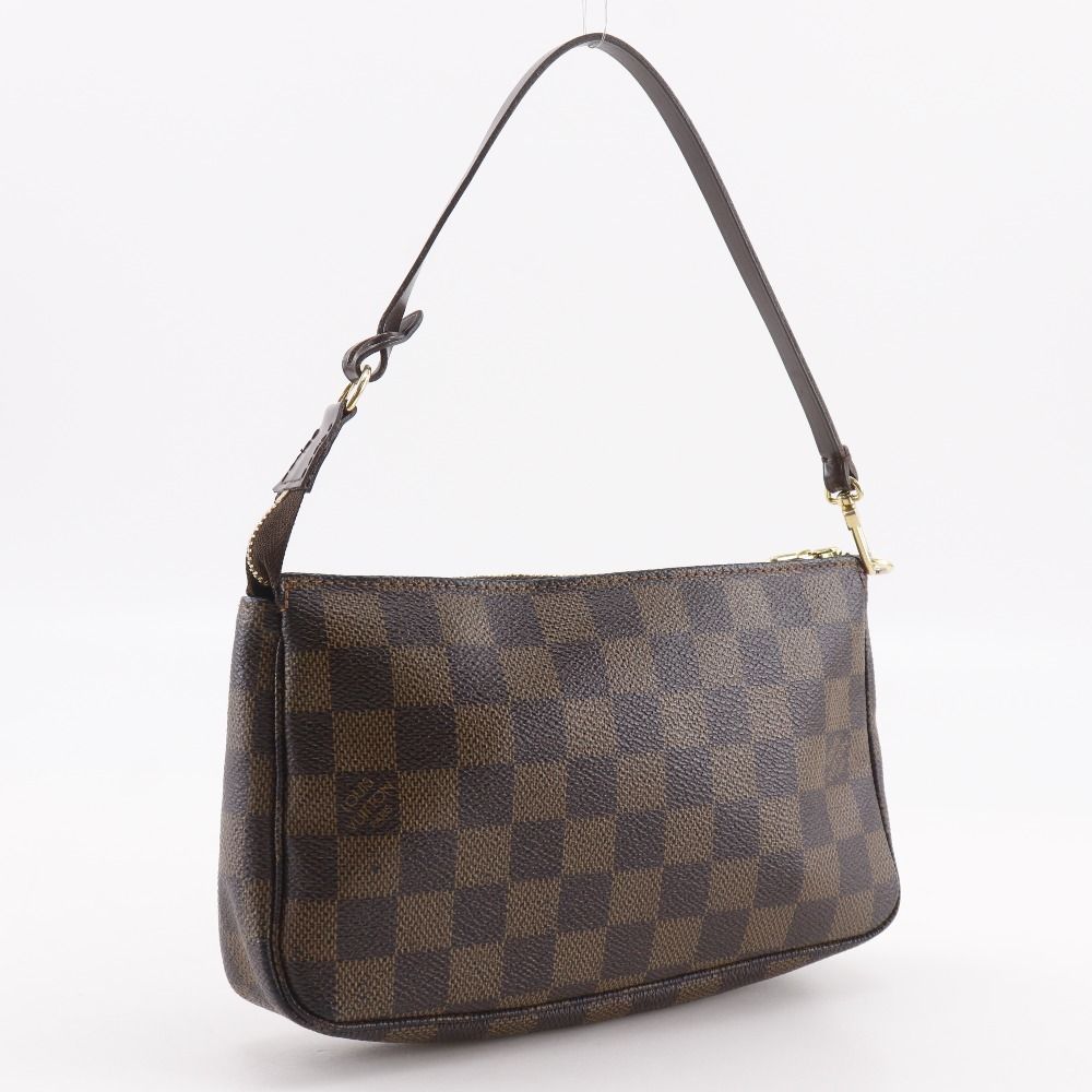 Louis Vuitton Pochette Pouch Damier Canvas Brown — view 3