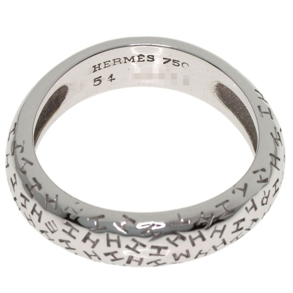 Hermes Toube 54 Ring 18k White Gold — view 4