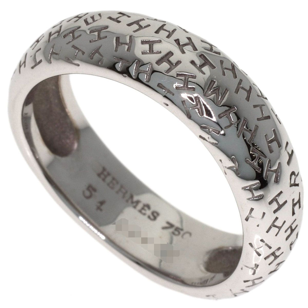 Hermes Toube 54 Ring 18k White Gold