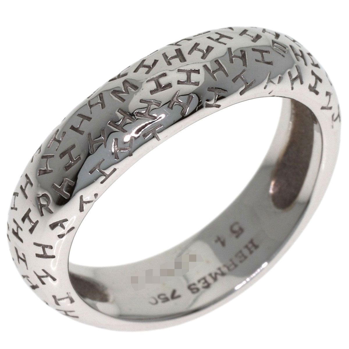 Hermes Toube 54 Ring 18k White Gold — view 2