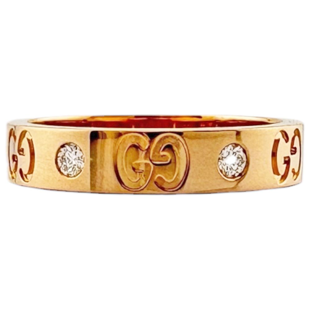 Gucci Icon Ring 18k Gold Diamond — view 3