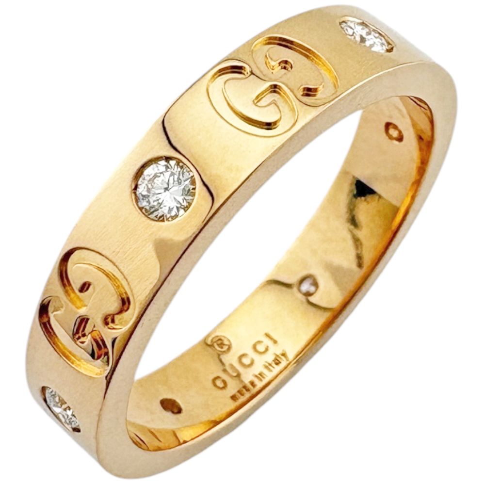 Gucci Icon Ring 18k Gold Diamond