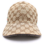 Gucci Web Stripe GG Baseball Cap Hat Brown Kqwbg — view 4