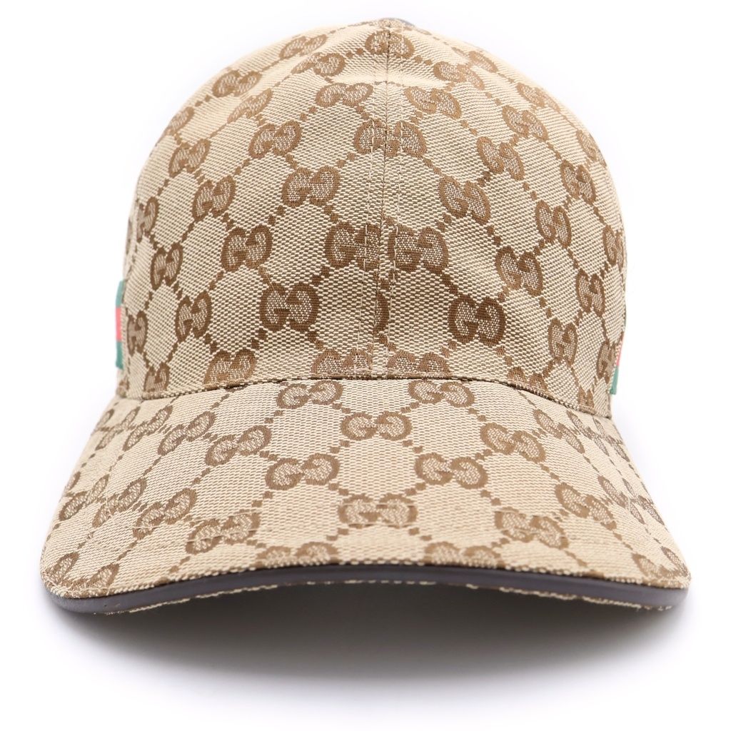 Gucci Web Stripe GG Baseball Cap Hat Brown Kqwbg — view 4