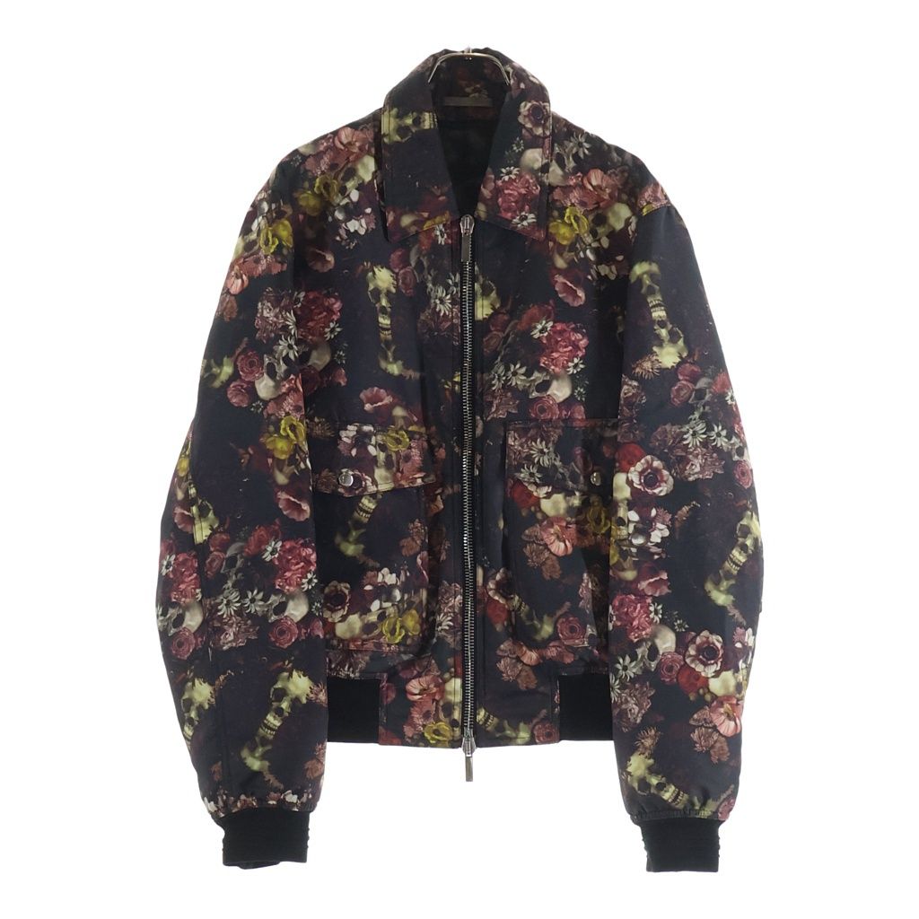 Dior Kamei Vanitas Skull Flower Bomber Jacket Toru Multicolor