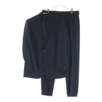 Dior Cashmere Tailored Jacket Trousers Pants Set Suit Black