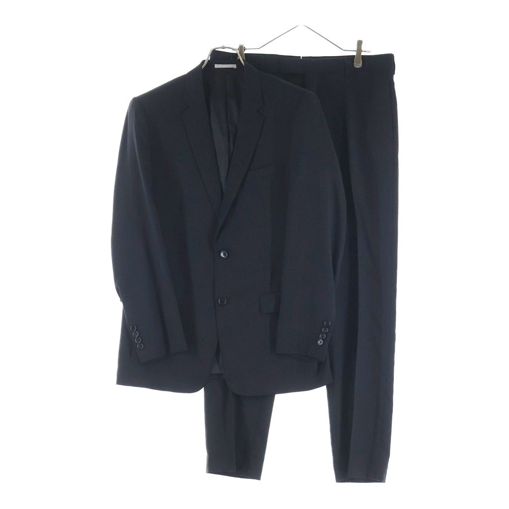 Dior Cashmere Tailored Jacket Trousers Pants Set Suit Black