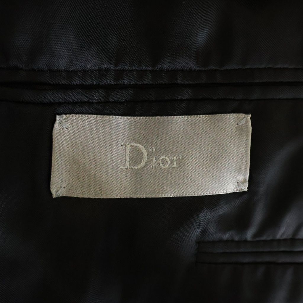 Dior Cashmere Tailored Jacket Trousers Pants Set Suit Black — view 7