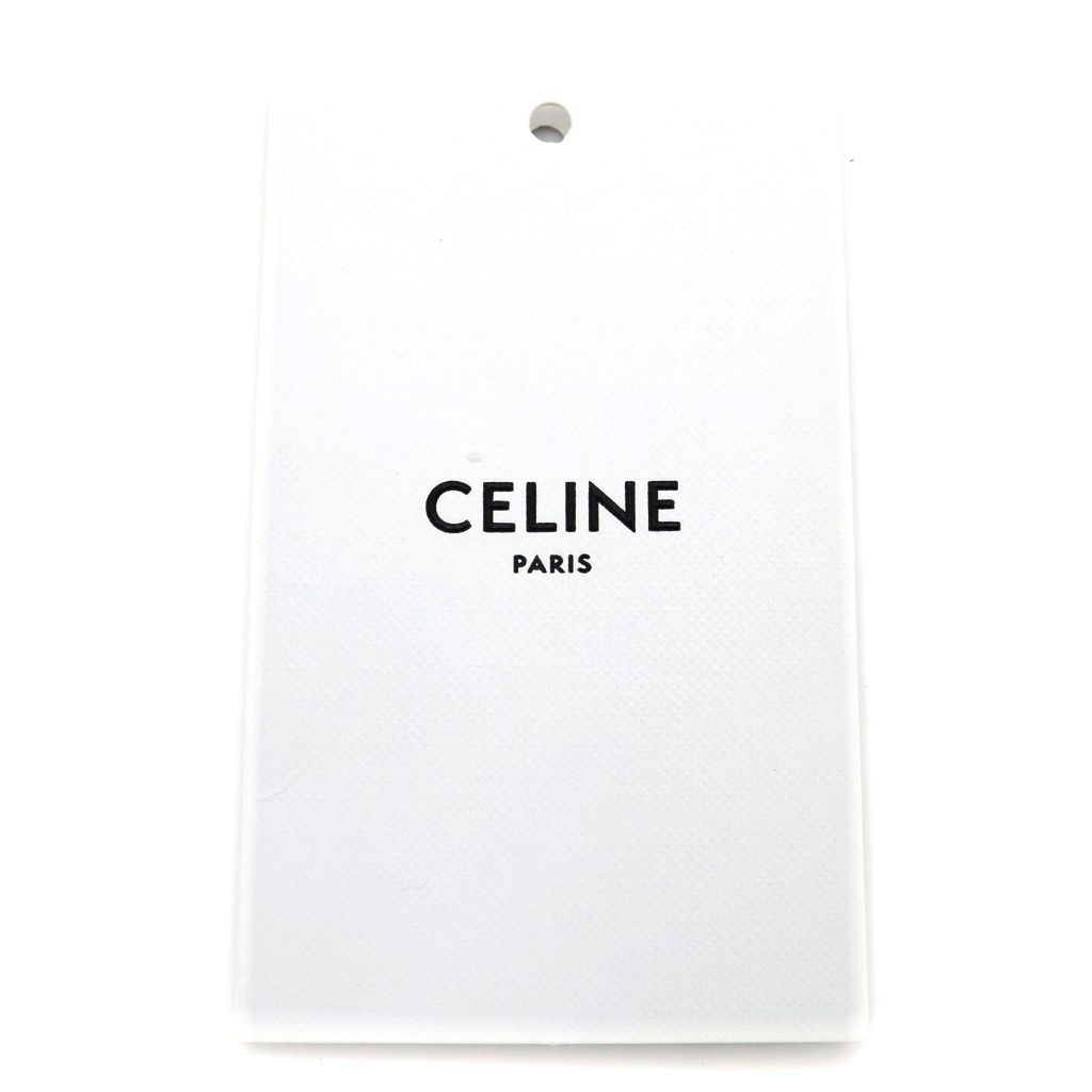Celine Seamless Cashmere Triomphe Beanie Knit Hat Cap Black #tu — view 8