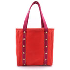 Louis Vuitton Antigua Cabas MM Rose Tote Red Canvas Gold — view 2
