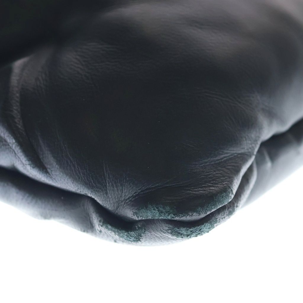 Louis Vuitton Pochette Monogram Embossed Lambskin Clutch Black — view 4