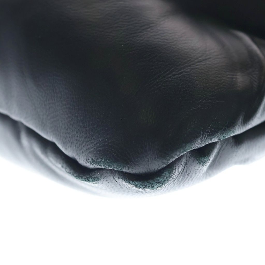 Louis Vuitton Pochette Monogram Embossed Lambskin Clutch Black — view 5